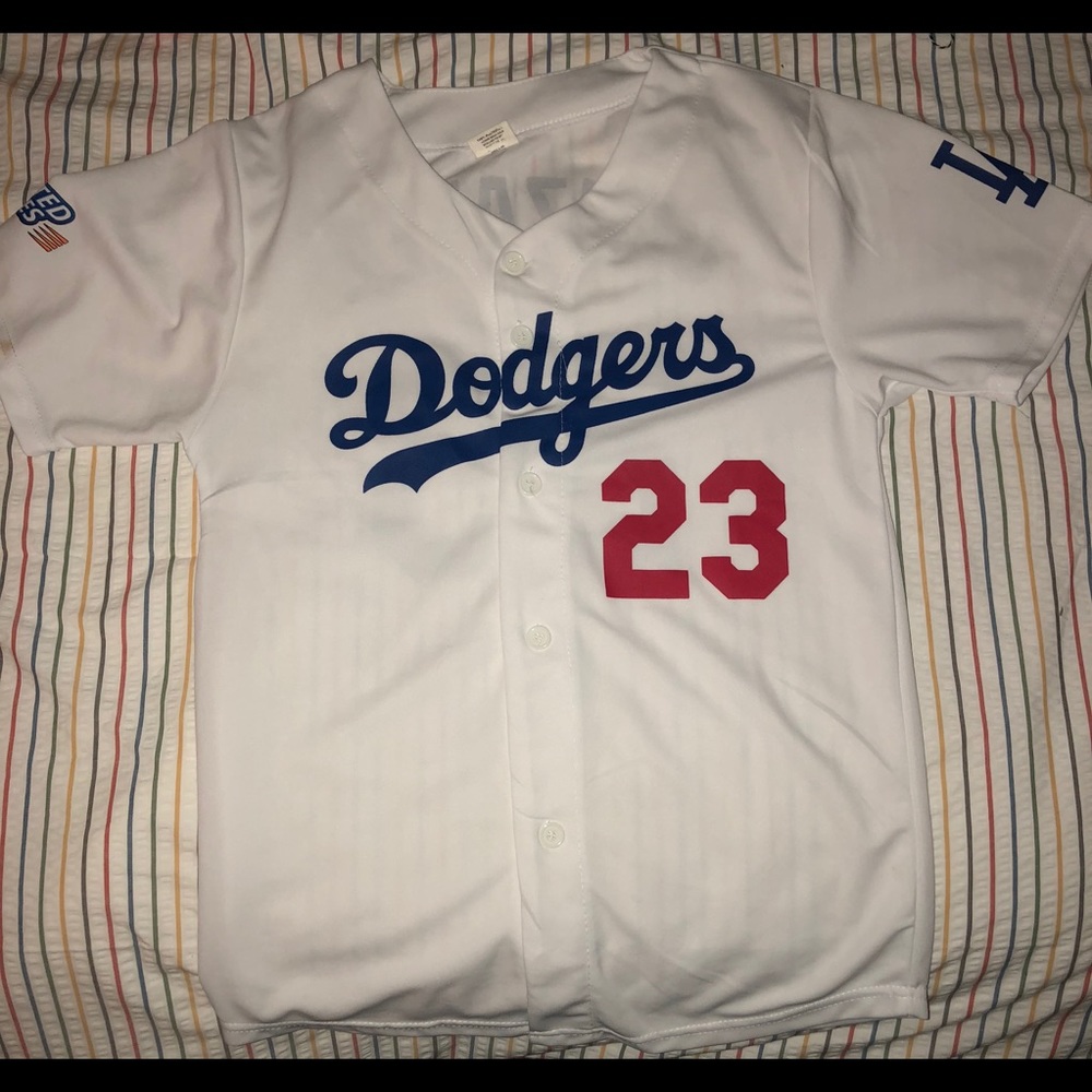 Dodgers kids jersey
